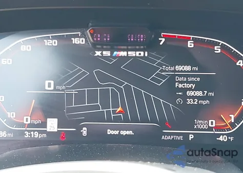 2020 BMW X5 M50I from USA, damaged, VIN 5UXJU4C05LLE45494